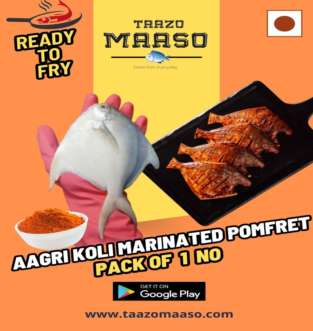 Aagri-Koli Pomfret Palm Size <br><b style="color:red; font-size:15px">Per: 1 No</b>